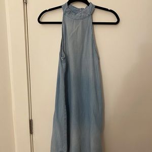 Anthropologie flows denim dress